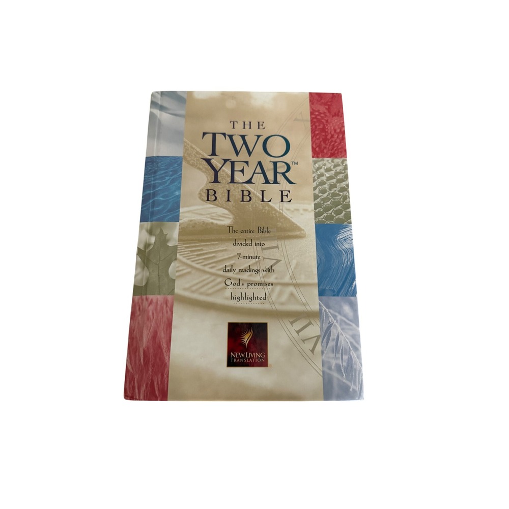 Tyndale The Two Year Bible NLT Unisex OS Multi Daily Reading Plan Hard Cover